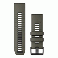 QuickFit 26 mm Watch Bands - Olive Drab/Black silicone - 010-13393-12 - Garmin